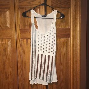 Rock And Republic American Flag Tank Top